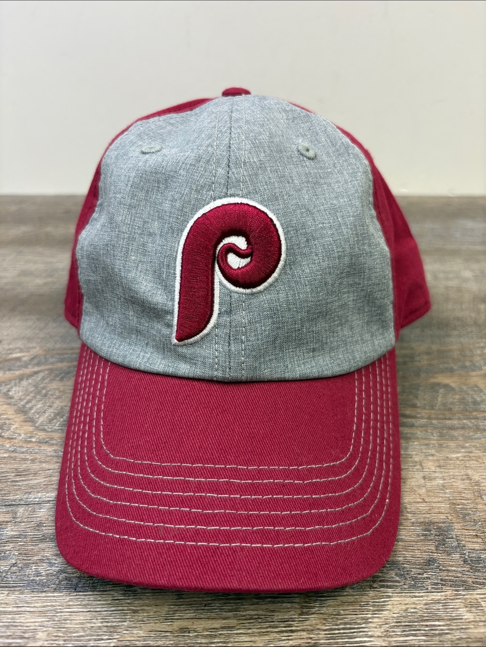 Philadelphia Phillies Cooperstown Collection Retro Logo Adjustable Baseball Hat